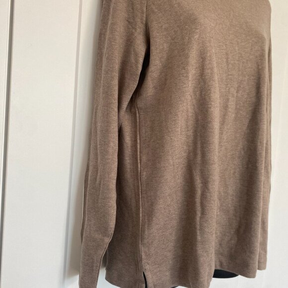 Lands' End Supima Cotton Basic Turtle Neck Long Sleeve Pullover Sweater Size L‎ - Picture 3 of 9